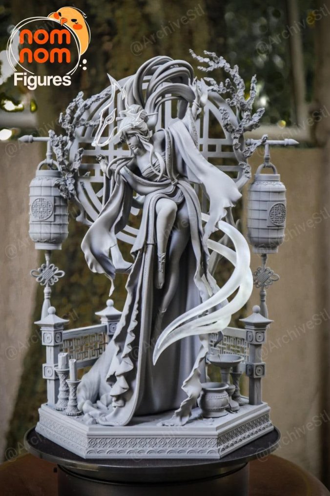 冬梅(Winter Plum) 原创人物 3D打印图纸